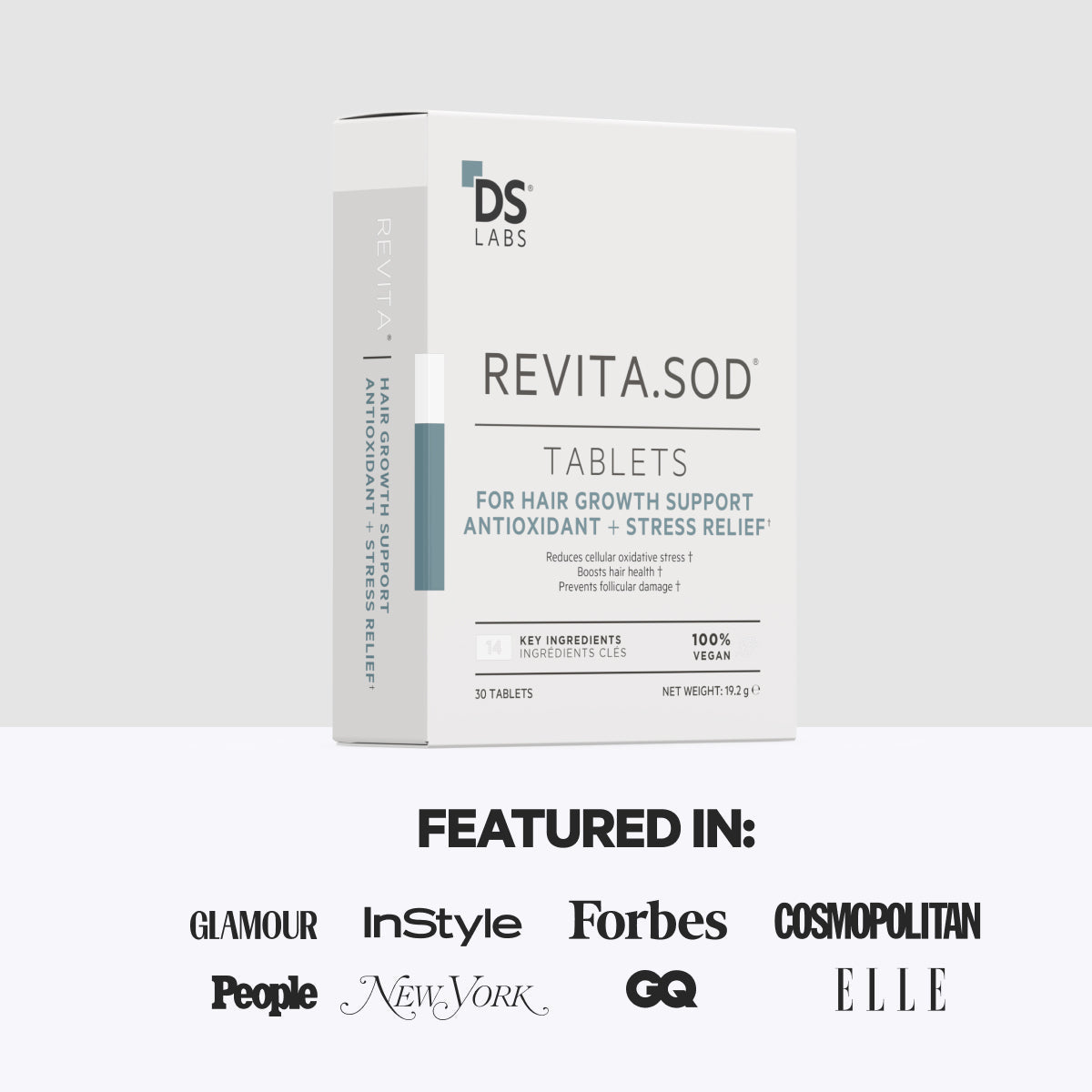 Revita.SOD | Comprimidos para apoyar el crecimiento del cabello + antioxidante + alivio del estrés