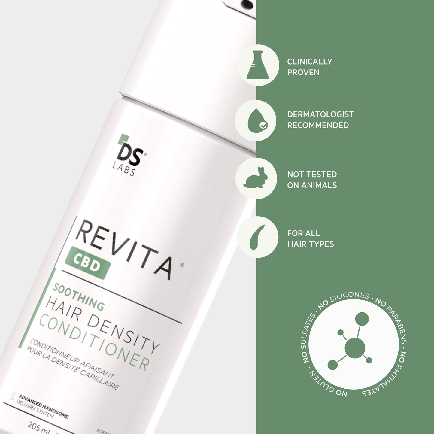 Revita.CBD | Acondicionador CBD superantioxidante para la DENSIDAD capilar