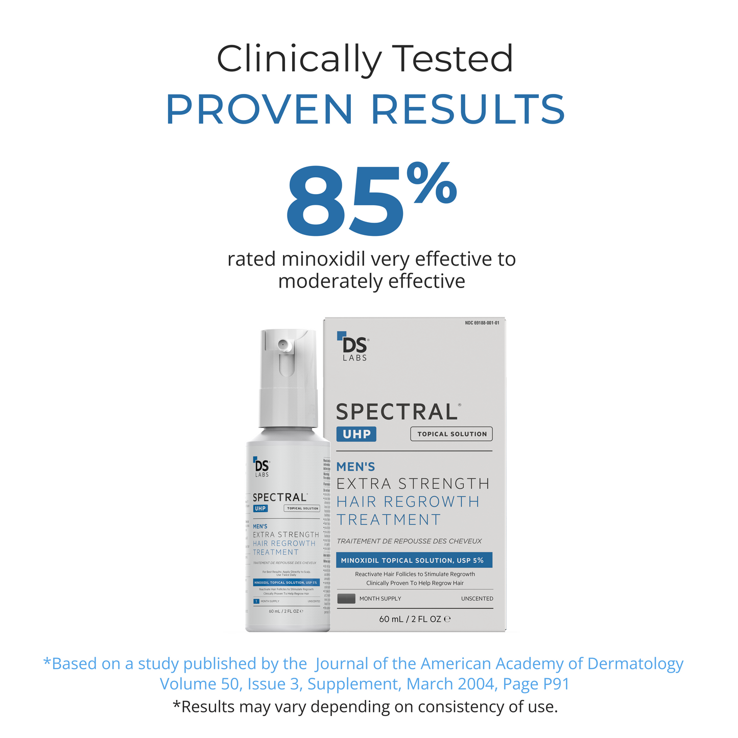 Spectral.UHP | MEN’S Extra Strength Hair Regrowth Treatment with Minoxidil 5%