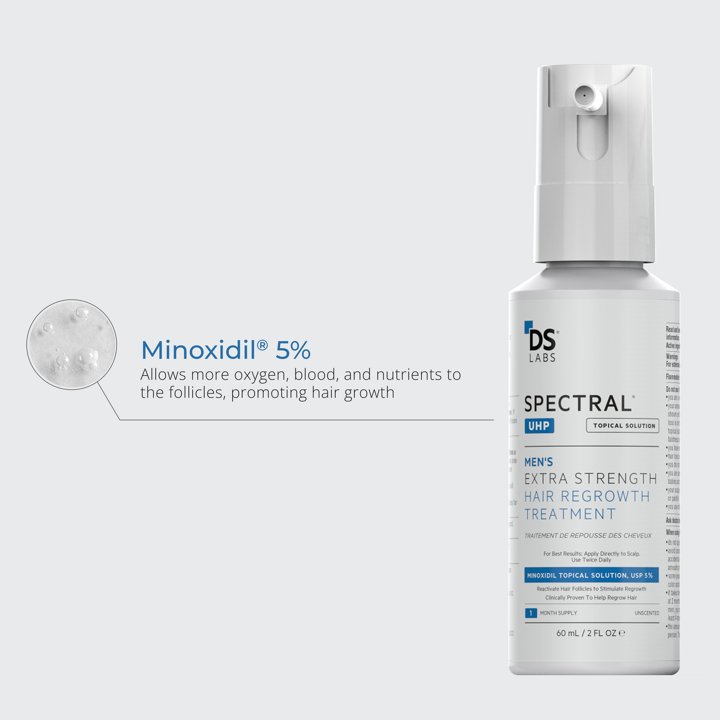 Spectral.UHP | MEN’S Extra Strength Hair Regrowth Treatment with Minoxidil 5%