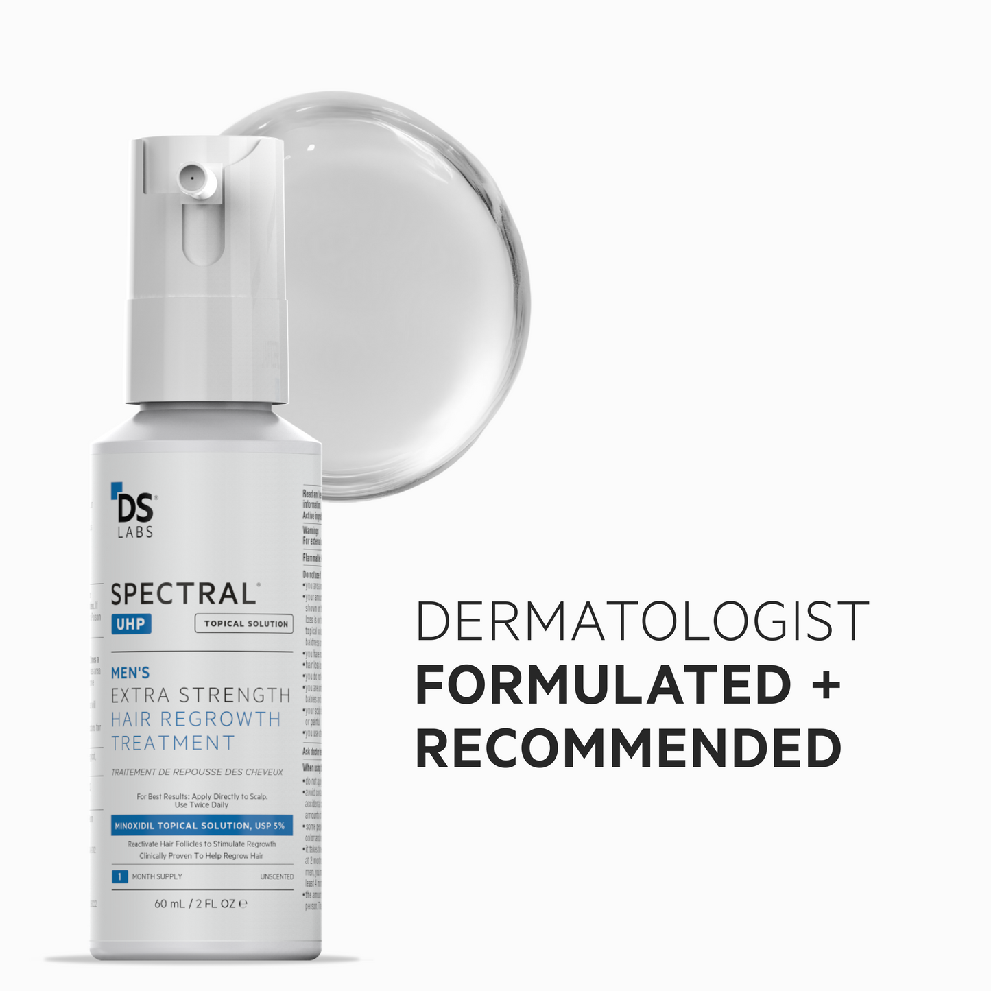 Spectral.UHP | MEN’S Extra Strength Hair Regrowth Treatment with Minoxidil 5%