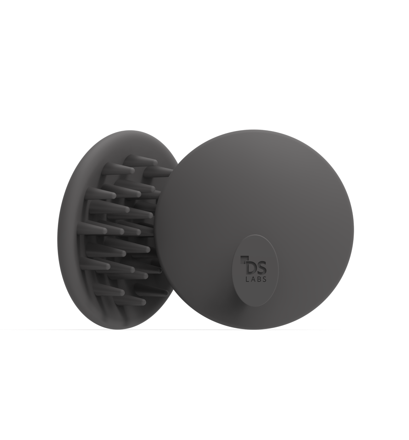 Cepillo revitalizante para el cuero cabelludo gris | Masajeador y exfoliante capilar