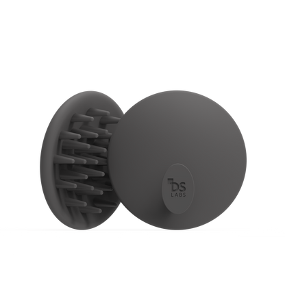 Cepillo revitalizante para el cuero cabelludo gris | Masajeador y exfoliante capilar